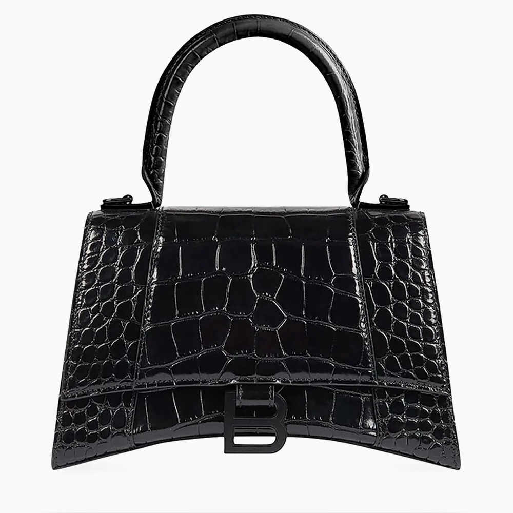 Balenciaga Black Embossed Mini Bag